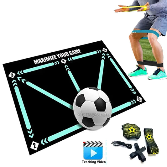 Football Skill Training Mat – Non-Slip Dribbling Trainer